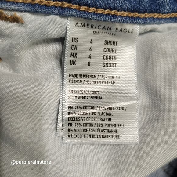 American Eagle Jeans 4S Jegging Low Rise Next Level Stretch Medium Light Wash - Picture 5 of 12